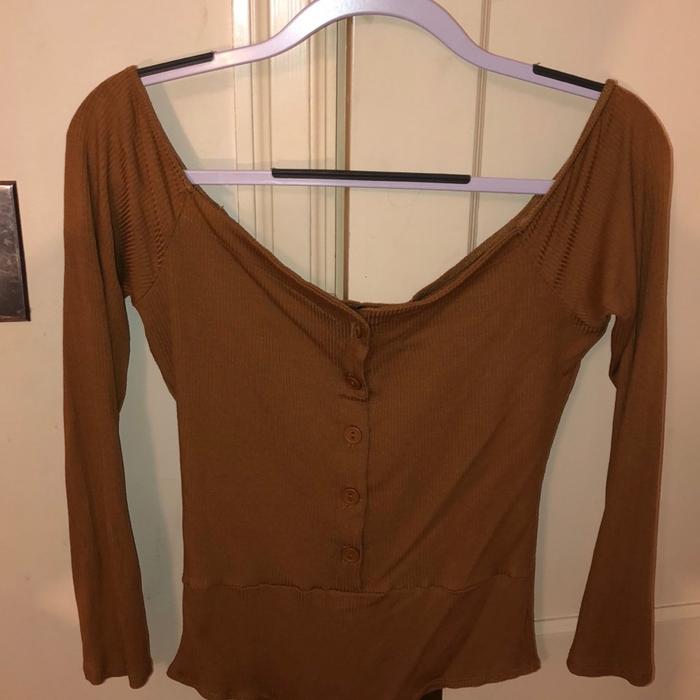 Off the shoulder bodysuit